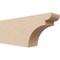Ekena Millwork 4in. W x 8in. H x 20in. L Yorktown Woodgrain TimberThane Rafter Tail, Primed Tan RFTUR04X08X20YORRCPR - alternate 1
